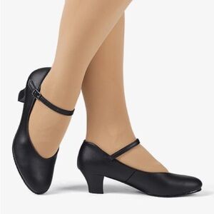 Theatricals Black Character Shoes for Dance - 8